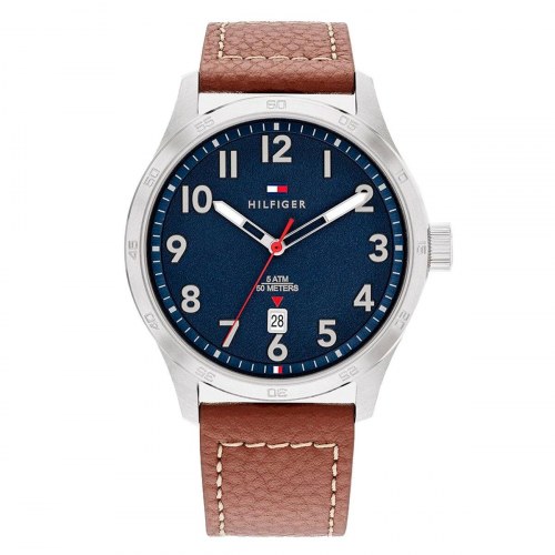 Herreur Tommy Hilfiger 1710559 - læderrem, Ø 43 mm