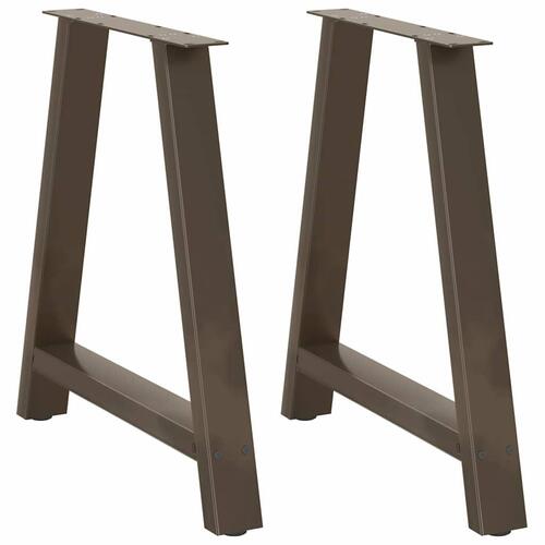 Sofabordben A-formet 2 stk 80x(72-73) cm stål