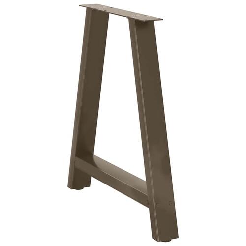 Sofabordben A-formet 2 stk 80x(72-73) cm stål