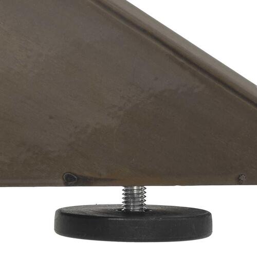 Sofabordben edderkopform naturstål 98x58x(42-43) cm stål