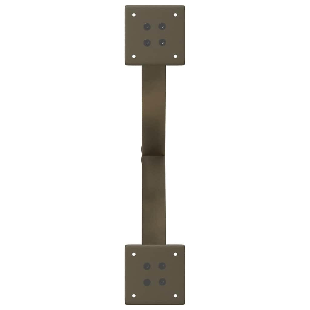 Sofabordben X-formet 2 stk. naturstål 60x(30-31) cm stål