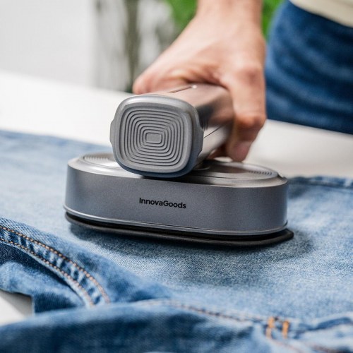 Vaoron 2-i-1 rejse-dampstrygejern, grå