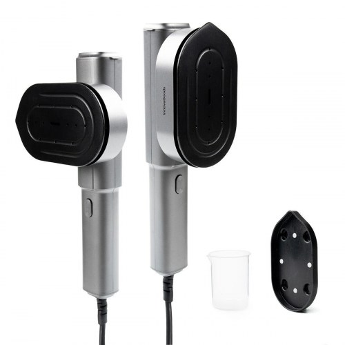 Vaoron 2-i-1 rejse-dampstrygejern, grå