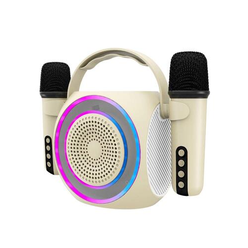 Højttaler med karaokemikrofon Celly PARTYMIC2WH Hvid