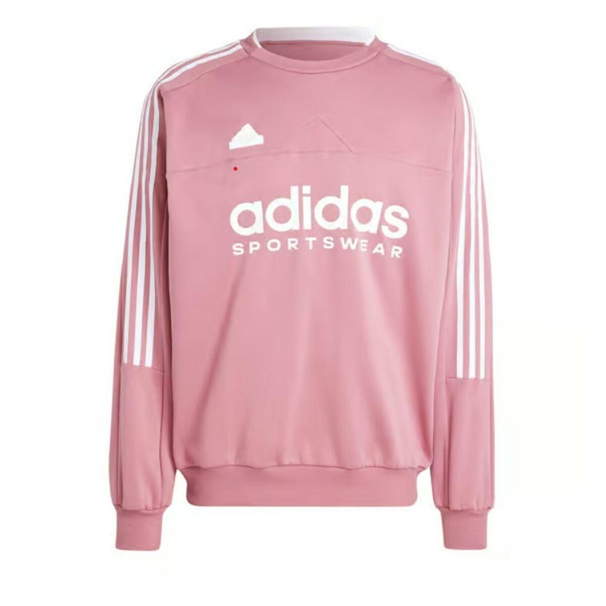 Sweaters uden Hætte til Mænd Adidas TIRO FLEECE CREW IW5942 Pink S