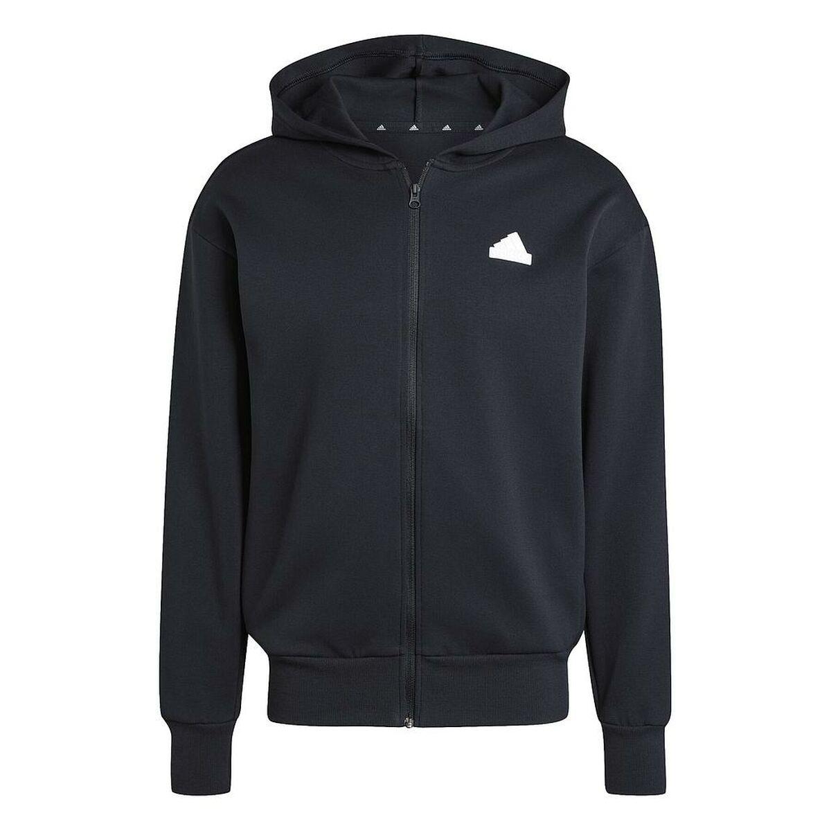 Hættetrøje Til Mænd Adidas Future Icons Boublenit Full Zip Ji6324 Sort S