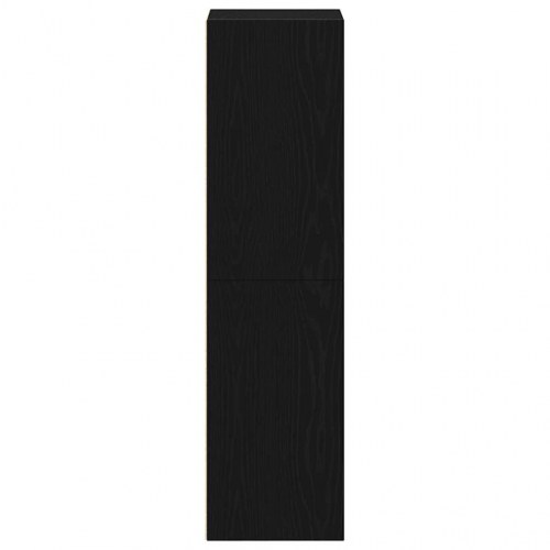 Bogreol 36 × 30 × 114 cm i konstrueret træ - sort eg, 3 hylder