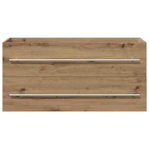 Underskab til håndvask 100x38,5x48 cm konstrueret træ kunsteg
