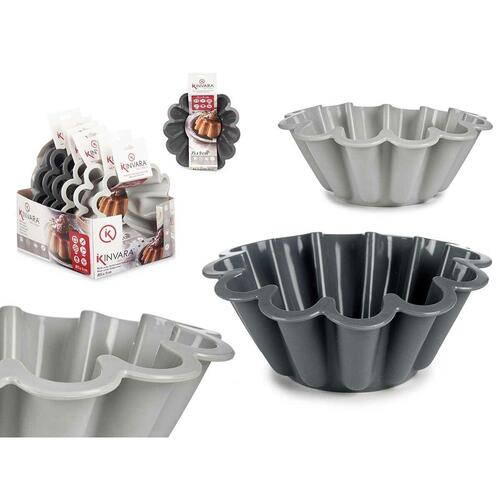 Kinvara HH477 bageform i silikone, 1,5 l - lysegrå/mørkegrå (6 stk.)