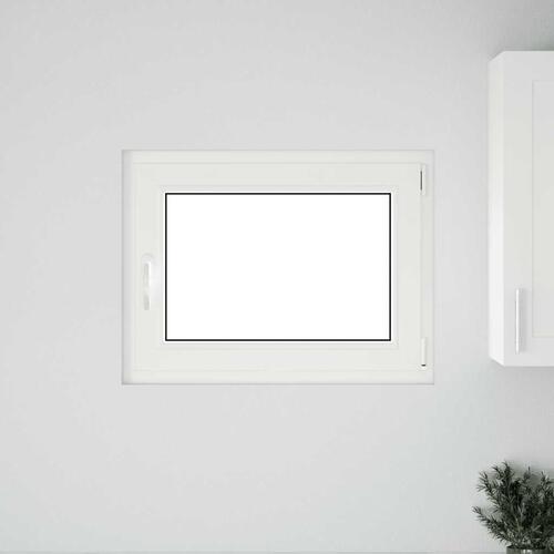 Kældervindue RISOR 80x50 cm Tilt&Drej DIN højre hvid