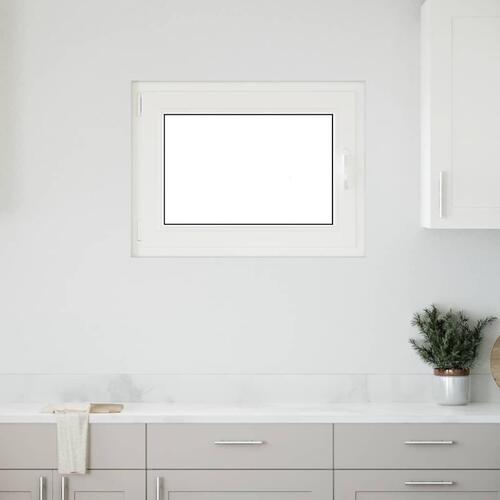 Kældervindue RISOR 80x50 cm Tilt&Drej DIN venstre hvid