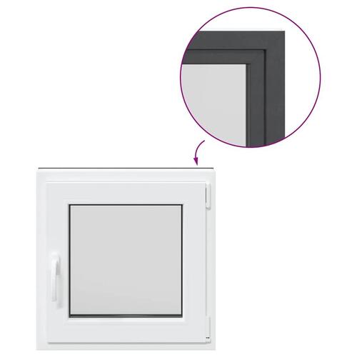 Kældervindue RISOR 50x50 cm Tilt&Drej DIN højre antracitgrå