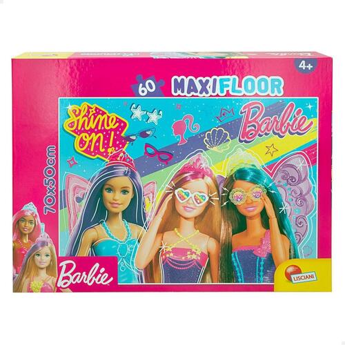 Puslespil Barbie MaxiFloor 60 Dele 70 x 1,5 x 50 cm
