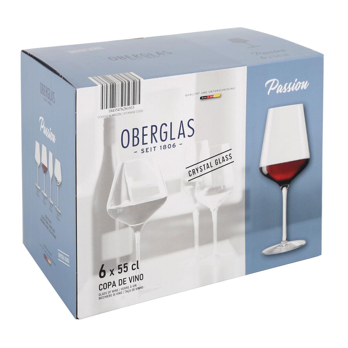 Sæt med vinglas Inde Passion 550 ml 6 Dele