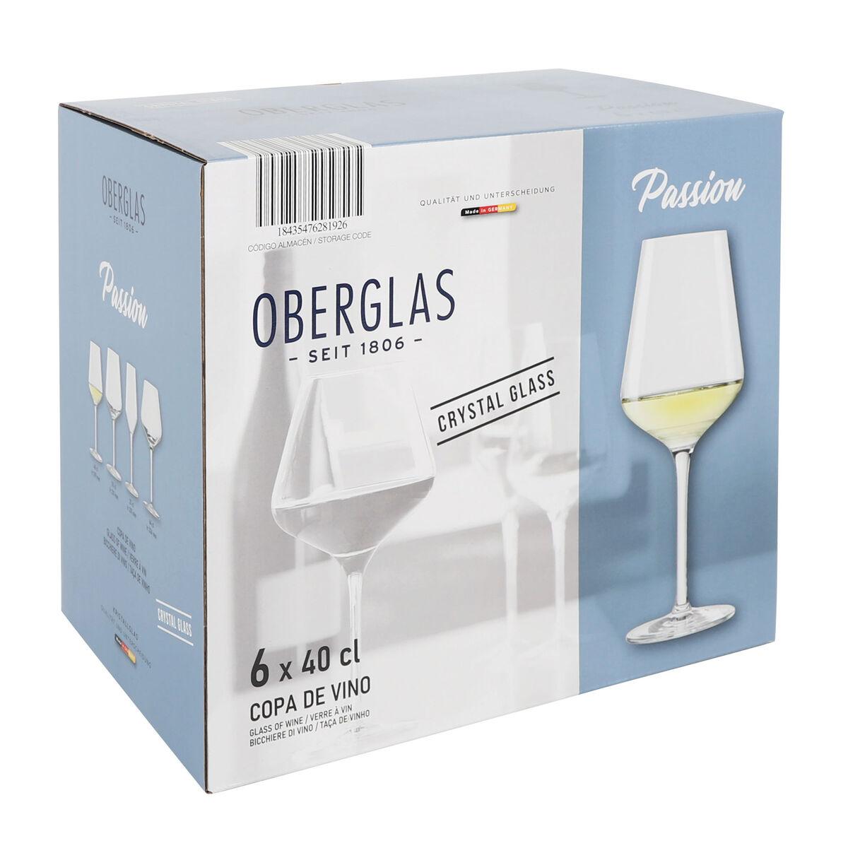 Sæt med vinglas Inde Passion 400 ml 6 Dele