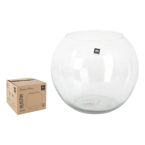 Akvarium glas Inde - rustik rundt design