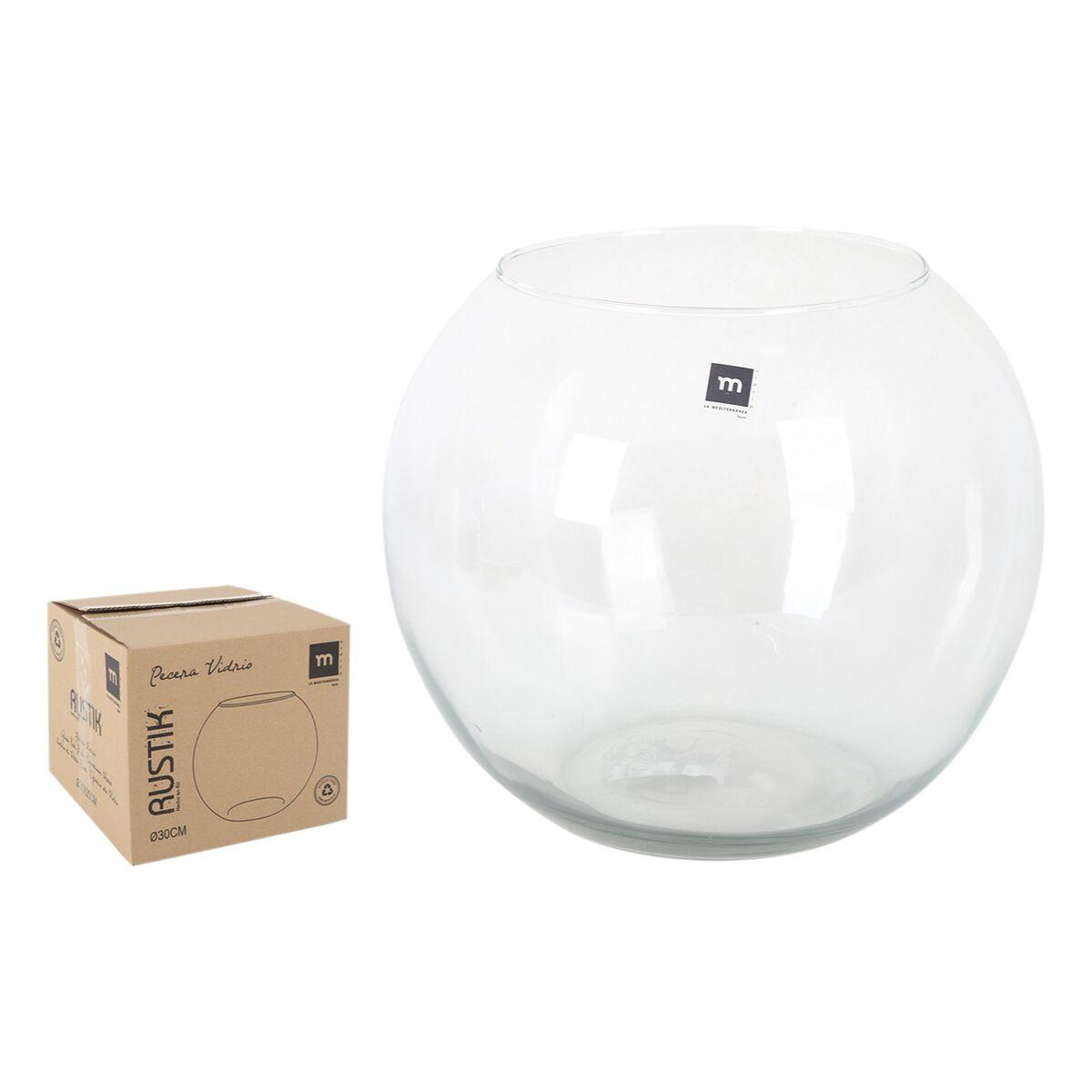 Akvarium glas Inde - rustik rundt design