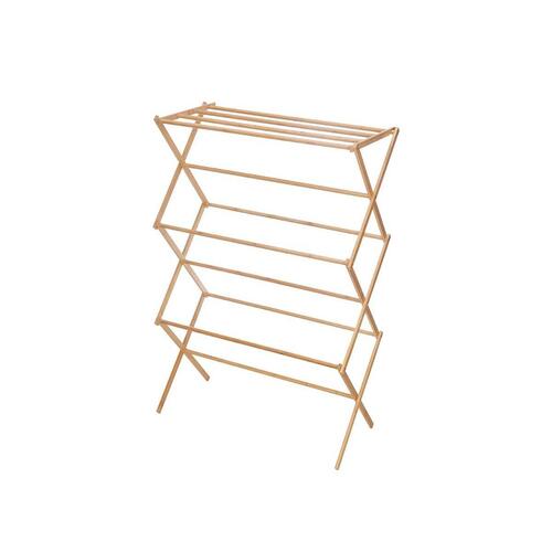 Sammenfoldeligt Tørrestativ Kipit WR4054B-1 BAMBOO Natur Bambus 74 x 36 x 111 cm 74 x 8 x 50 cm (4 enheder)