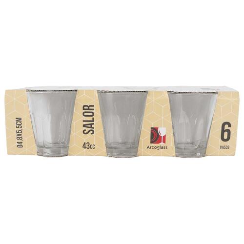 Inde Salor snapseglas 43 ml - sæt á 6 (12 pakker)