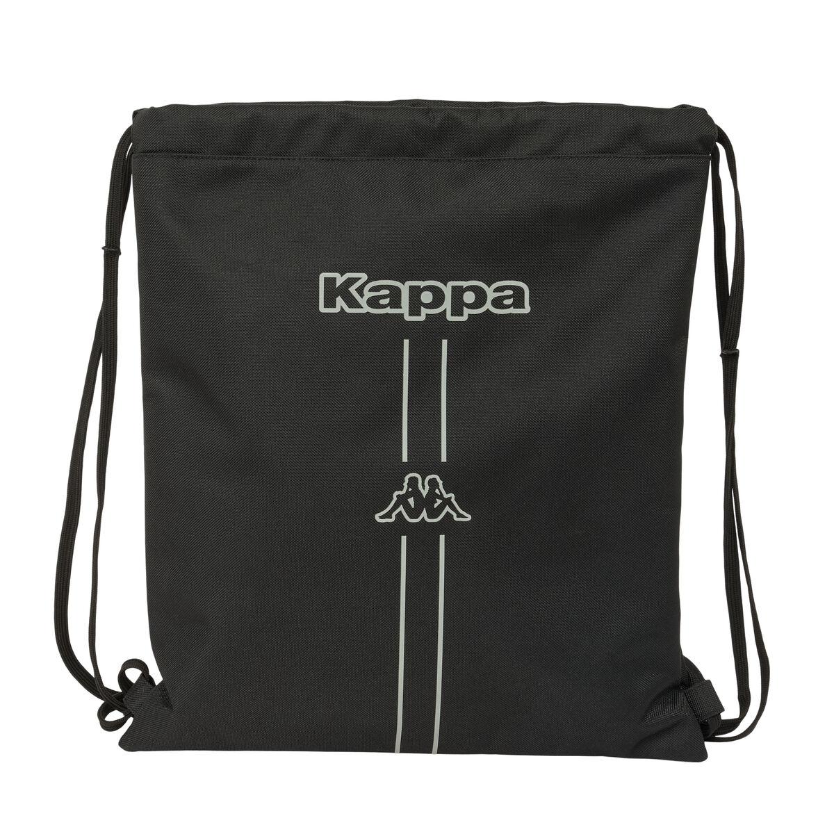 Gymnastiktaske Kappa - Dark sort, 35 × 40 cm