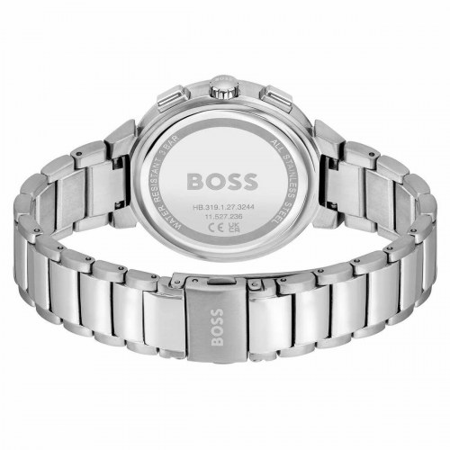 Hugo Boss dameur 1502676 - sølv lænke, gylden skive (Ø 37 mm)