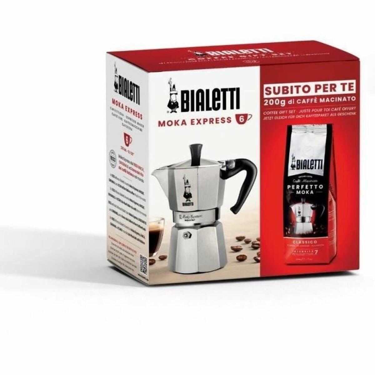 Italiensk Kaffekande Bialetti Moka Classico Grå 3 Skodelice