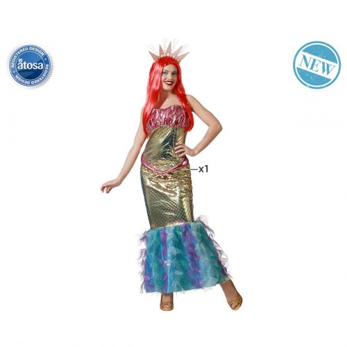 Havfrue kostume til voksne - M/L