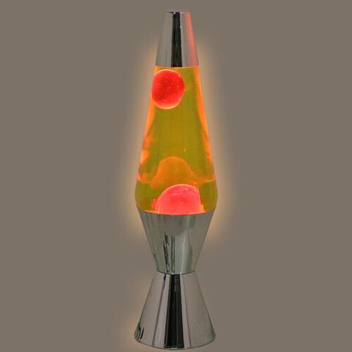 Lava Lampe Alexandra House Living Gul Pink Metal 9 x 37 x 9 cm