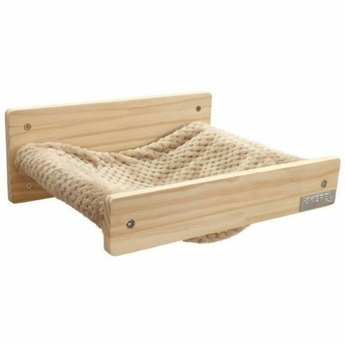 Kerbl TIMBER katteseng til væg - Beige