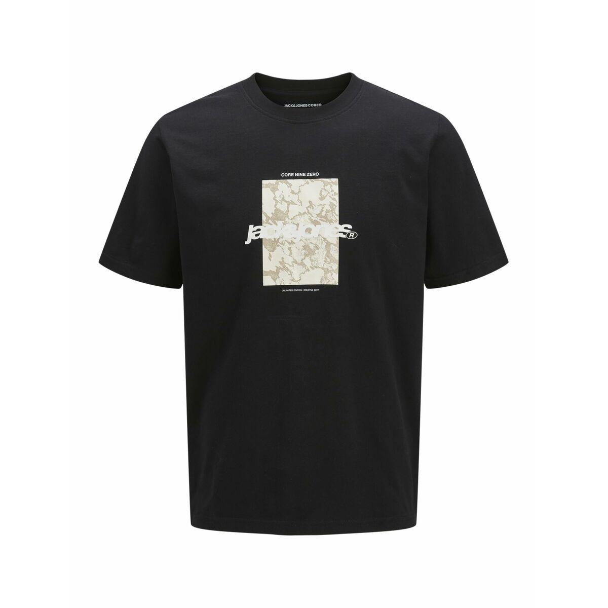Kortærmet T-shirt til Mænd Jack & Jones JCOTARMAC CAMO FRONT TEE 12273239 Sort L