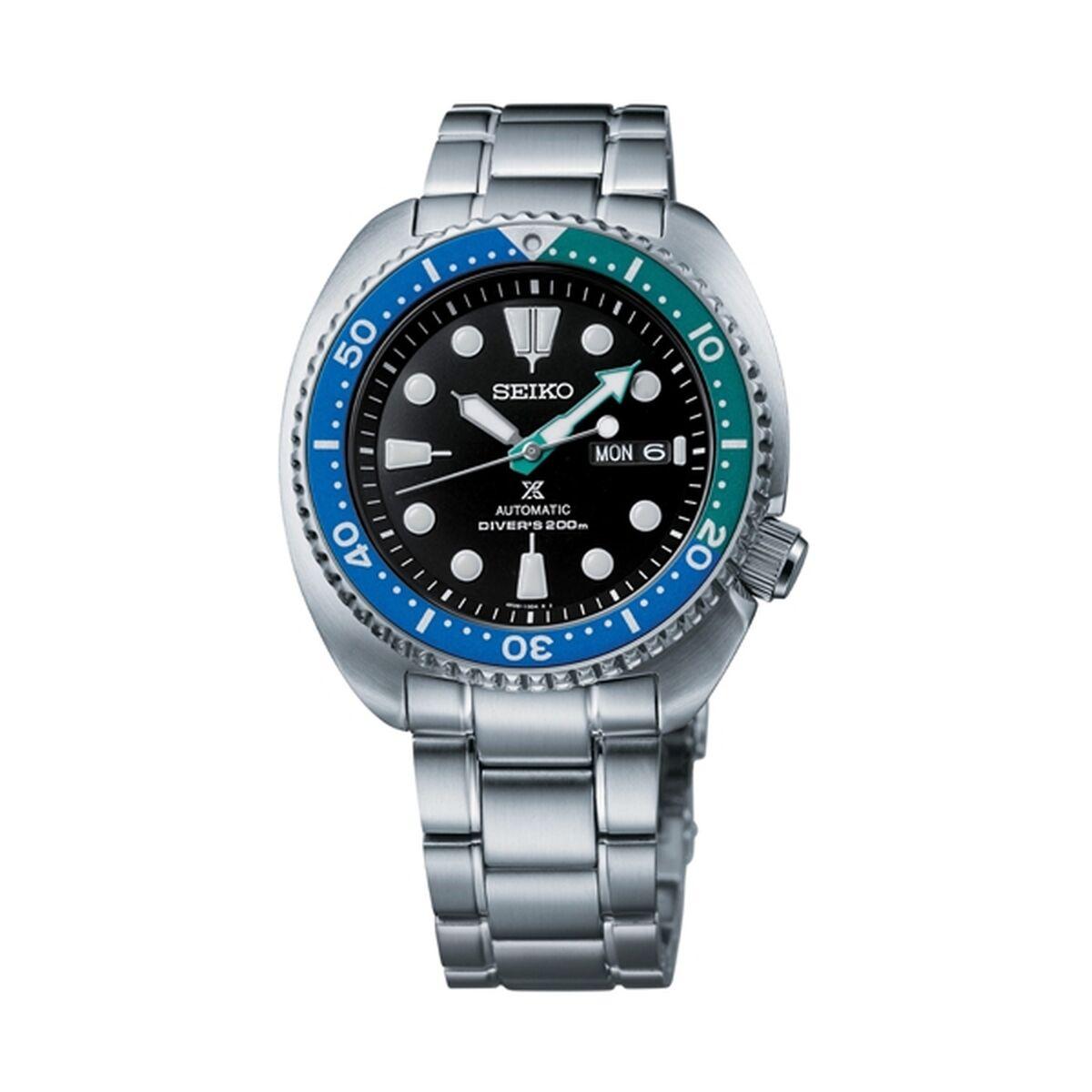Herreur Seiko Srpj35k1 Sort Sølvfarvet