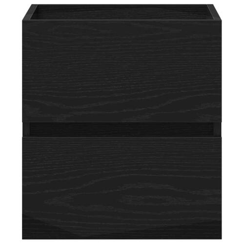Underskab til håndvask 41x38,5x45 cm konstrueret træ sort-eg