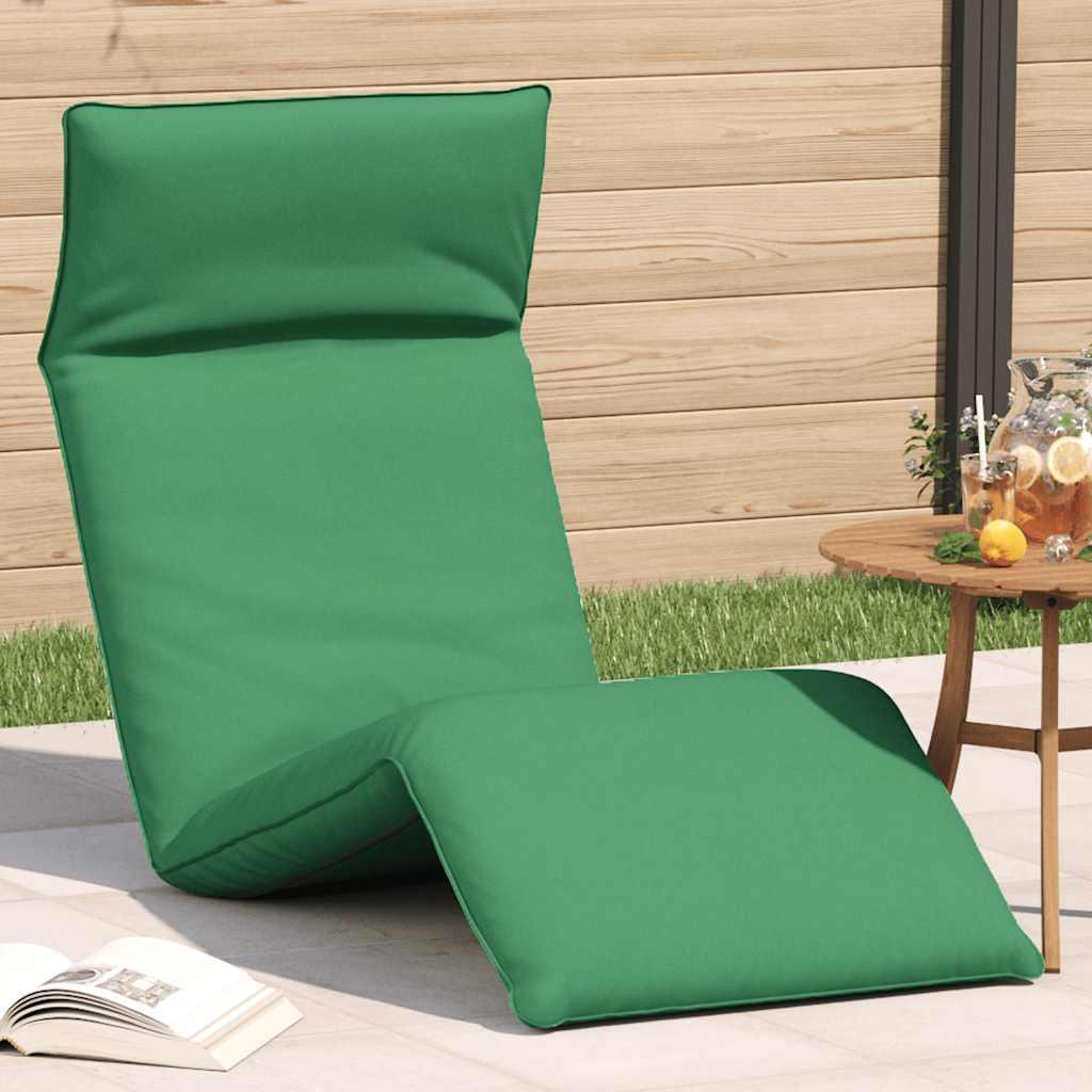 Foldbar Liggestol 175X54X8,5 Cm Oxfordstof - Grøn