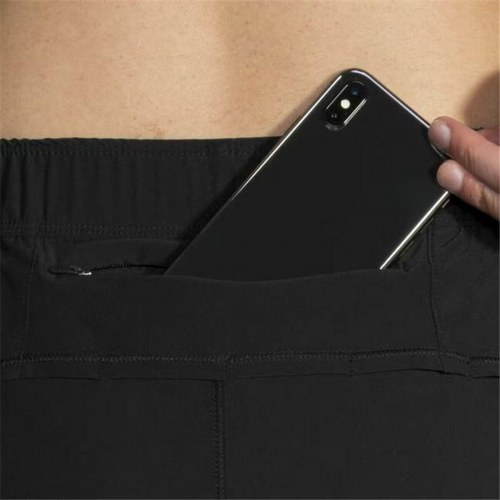 Brooks Chaser 5" 2‑in‑1 løbeshorts til kvinder - Sort (XS)