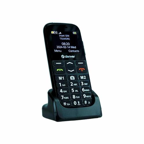Mobiltelefon Denver Electronics BAS-18600L 1,77" Sort (OUTLET A)