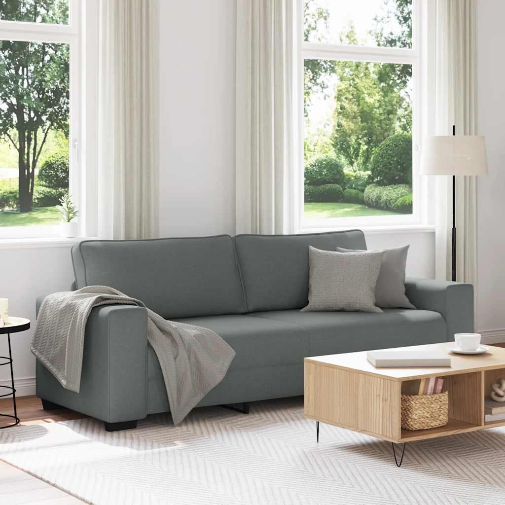 3-Personers Sofa Stof - 180 cm / Mørkegrå