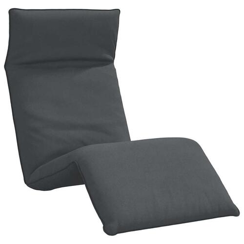 Foldbar liggestol 175x54x8,5 cm oxfordstof antracitgrå