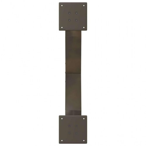 Sofabordsben X-formet 2 stk. naturstål 70x(30-31) cm stål