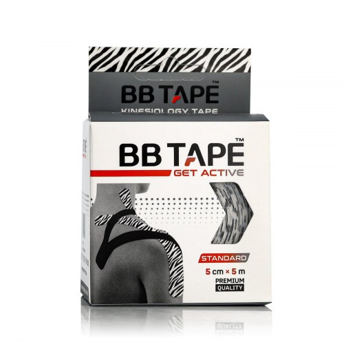 Kinesiologisk tape Get Active Zebra 5 cm x 5 mm