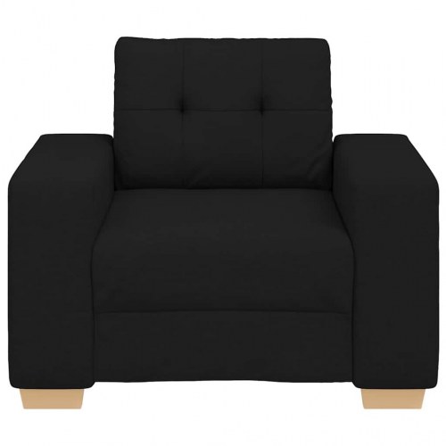 Sofastol 60 cm stof sort