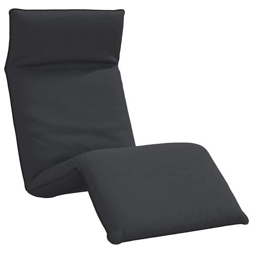 Foldbar liggestol 175x54x8,5 cm oxfordstof sort
