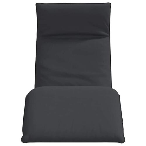 Foldbar liggestol 175x54x8,5 cm oxfordstof sort