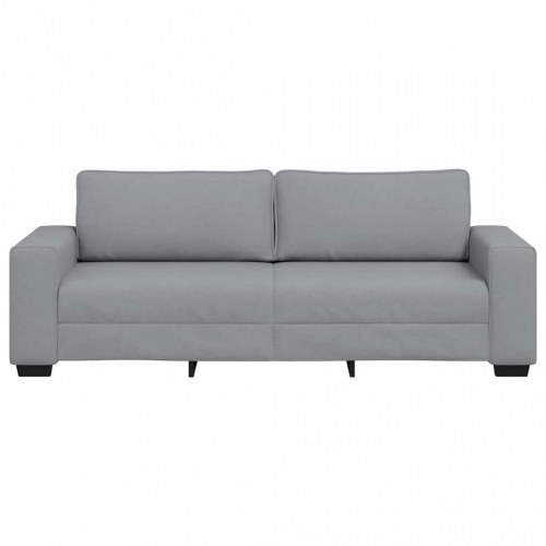 3-personers sofa 180 cm stof lysegrå