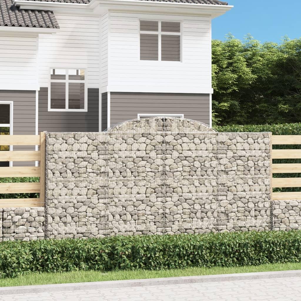 Buede Gabionkurve 30 Stk 300x50x160 180 Cm Galvaniseret Jern