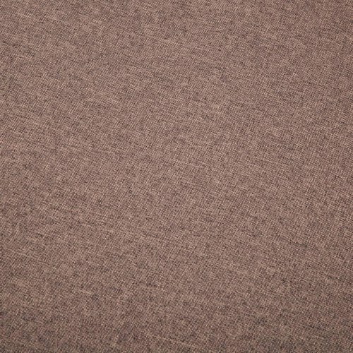3-personers sofa i stof 172 x 70 x 82 cm brun