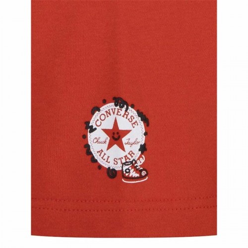 Converse Squiggle sportssæt til drenge, hvid/rød, 2 dele (6-7 år)