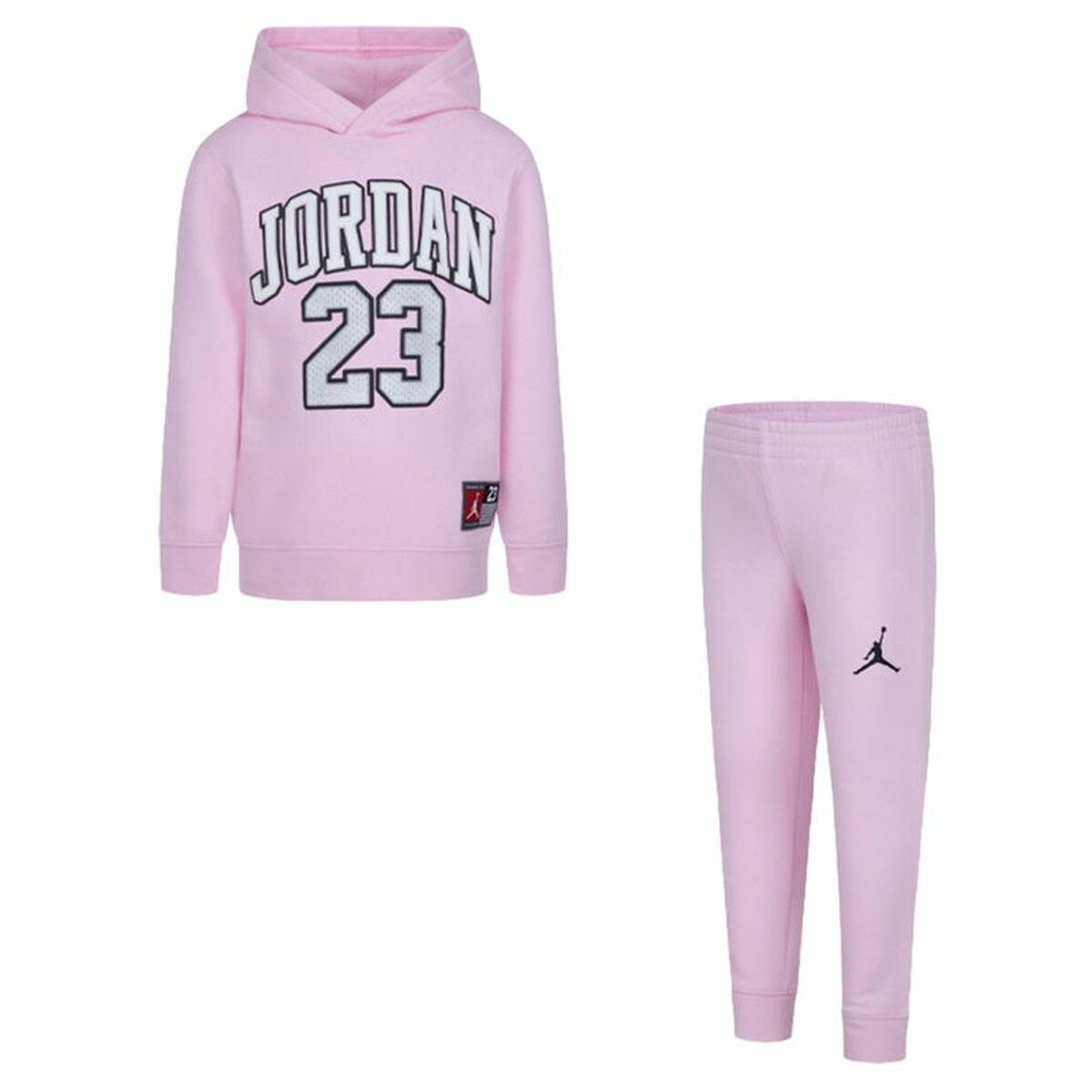 Sæt med tøj Jordan Pack Po Set Multifarvet Pink 2 Dele 3-4 år