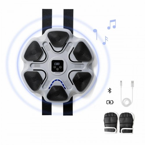 Beatfist genopladelig boksemaskine med musik