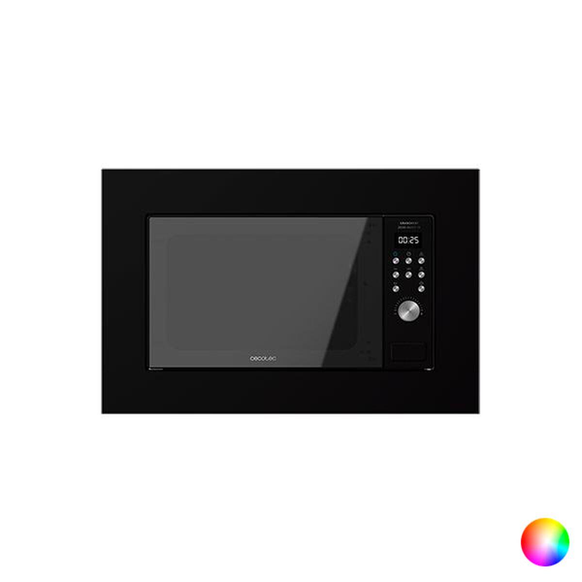 Indbygget mikrobølgeovn Cecotec GrandHeat 2000 20 L Sort