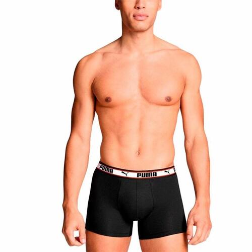 Boxershorts til mænd Puma Sort L